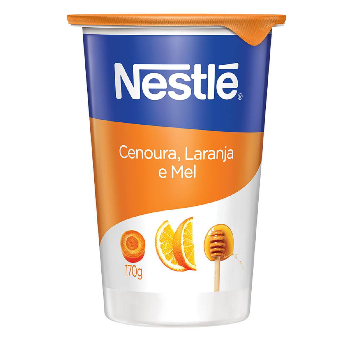 Iogurte Natural Nestlé Cenoura Mel e Laranja 170g Pão de Açúcar