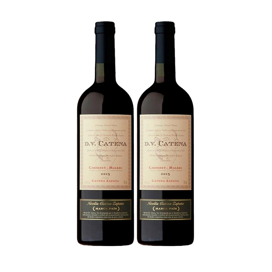 Kit 2 Garrafas Vinho DV Catena Cabernet Malbec 750ml Pão de Açúcar