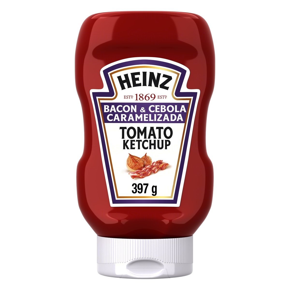 Ketchup Bacon Cebola Caramelizada Heinz 397g Pão de Açúcar