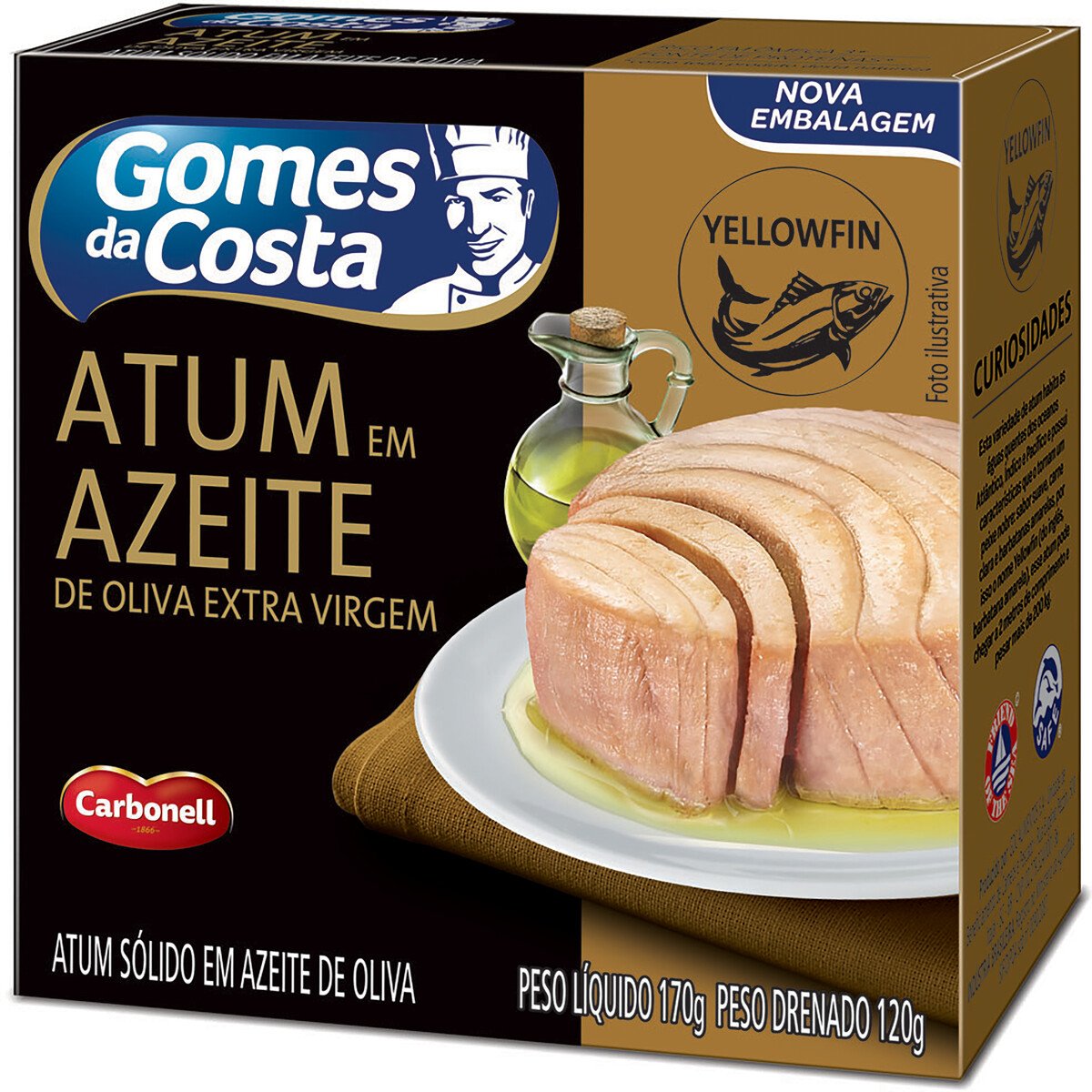 Atum S Lido Em Azeite De Oliva Gomes Da Costa Caixa G P O De A Car