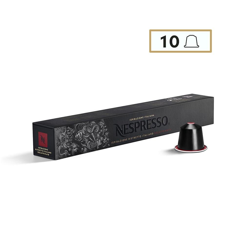 Cápsulas de Café Nespresso Ristretto Italiano Decaffeinato 10