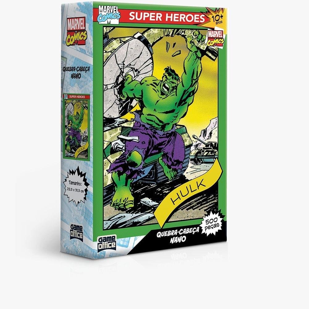 Quebra Cabe A Pe As Nano Marvel Comics Hulk Toyster P O De