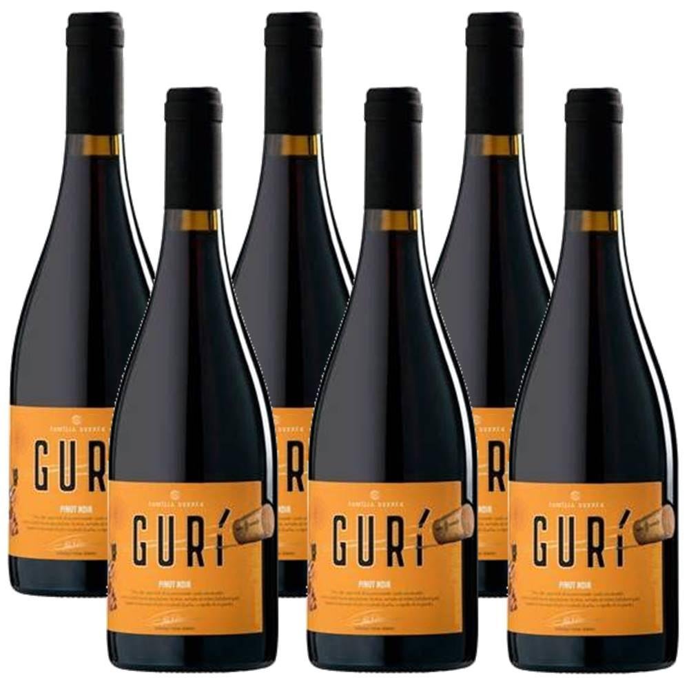 Kit Unidades Vinho Fam Lia Bebber Gur Pinot Noir Ml P O De A Car