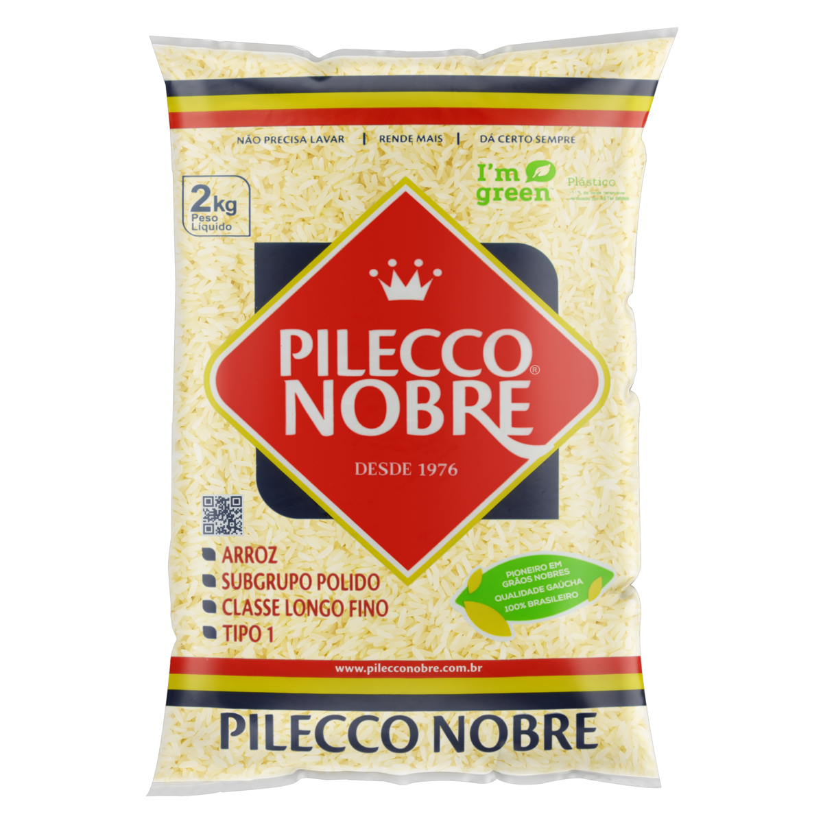 Arroz Polido Tipo Pilecco Nobre Pacote Kg P O De A Car