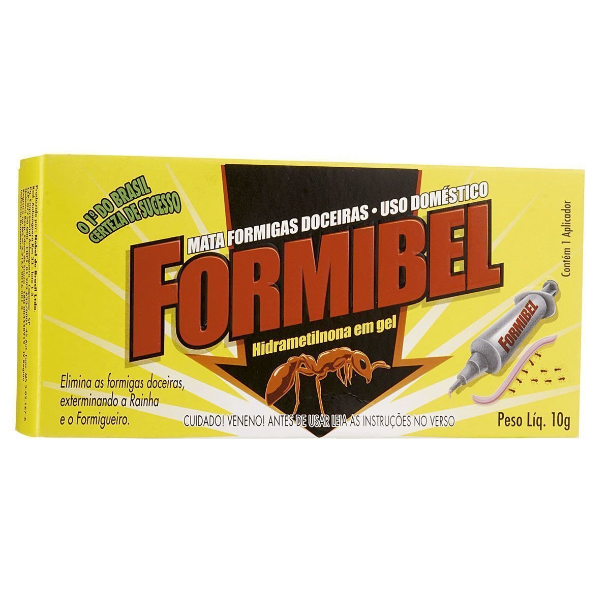 Inseticida Gel Formibel Mata Formigas Caixa Aplicador G P O