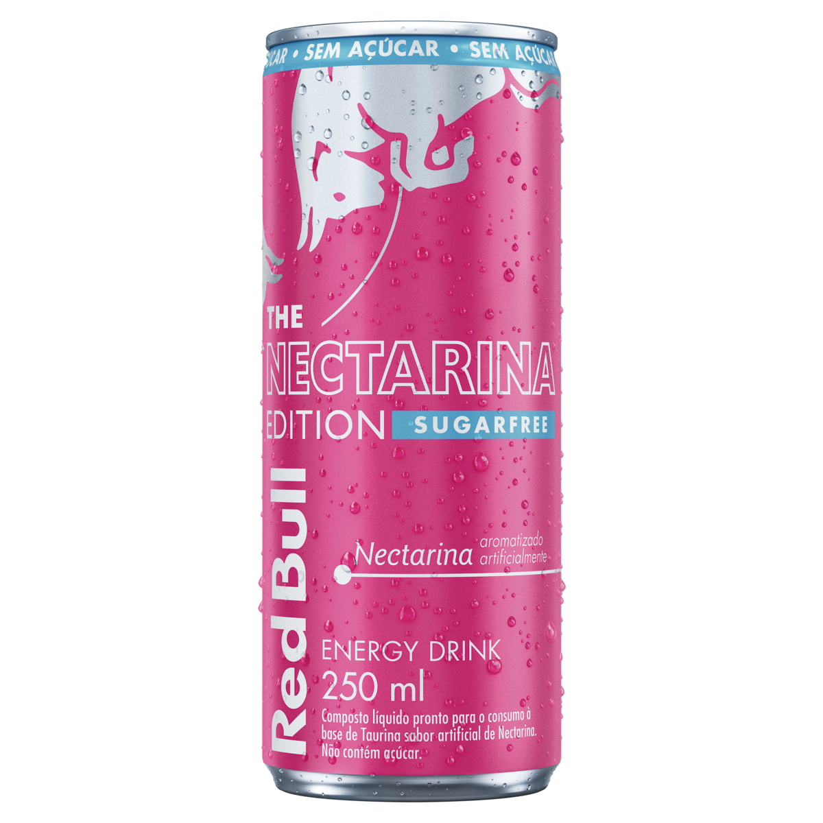 Energético Nectarina Zero Açúcar Red Bull Lata 250ml