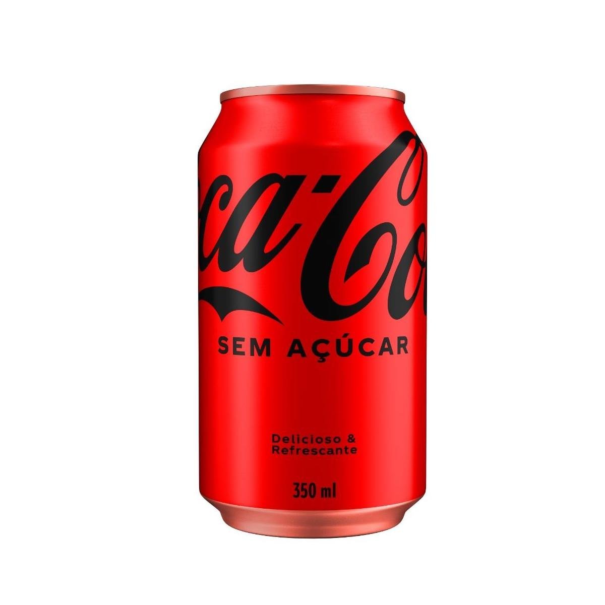 Refrigerante Coca-Cola Sem Açúcar LATA 350ML