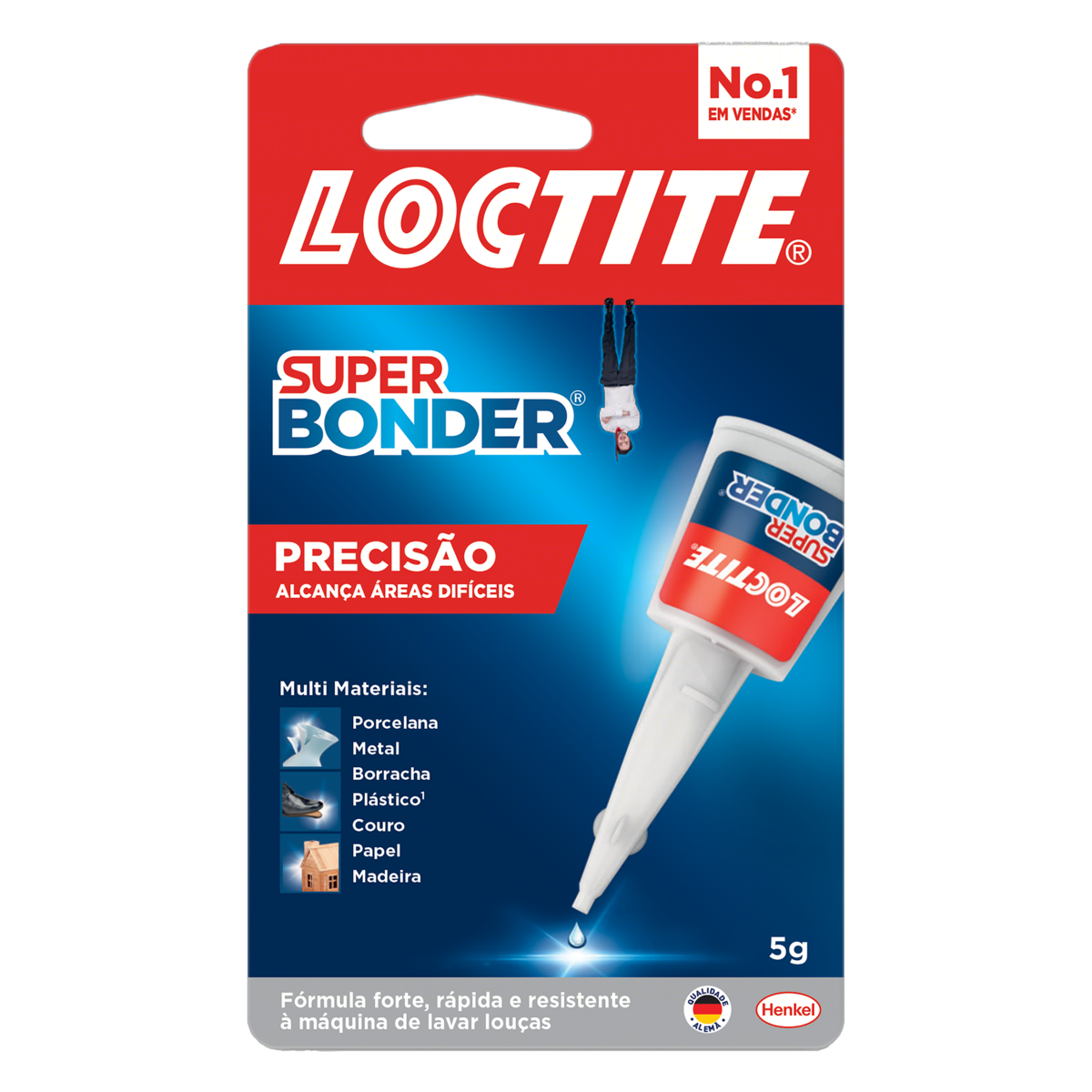 Adesivo Instantâneo Universal Precisão Loctite Super Bonder 5g
