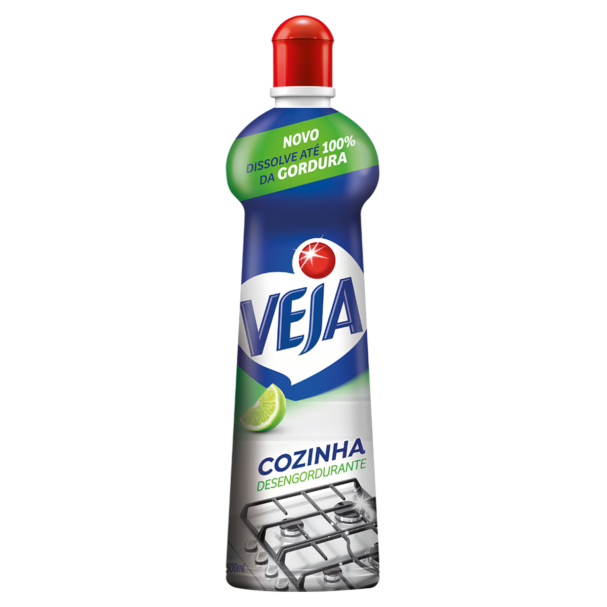 Limpador Desengordurante Cozinha Limão Veja Squeeze 500ml