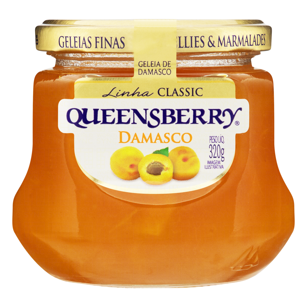 Geleia de Damasco 100% Fruta 300g - queensberry