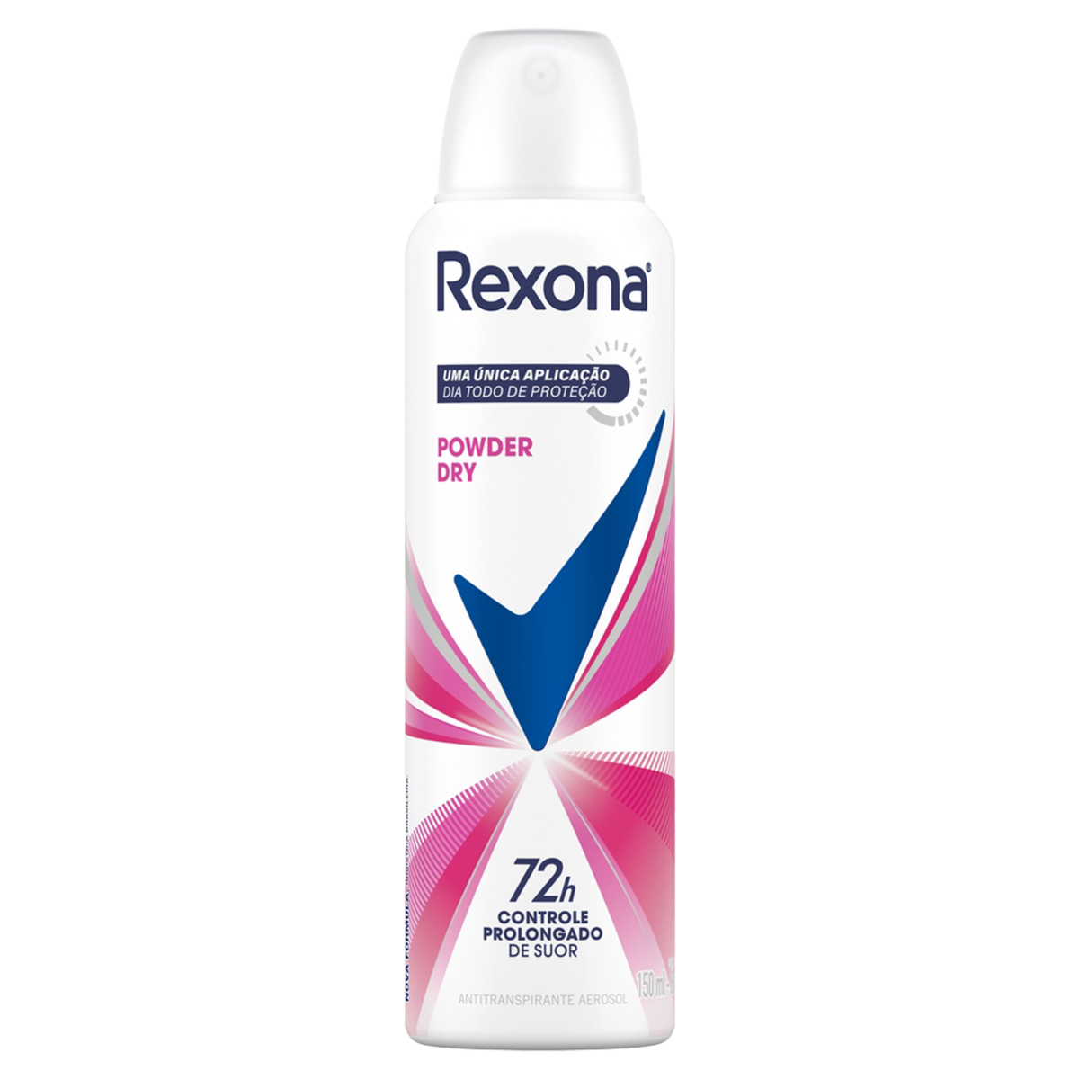 Desodorante Antitranspirante Aerosol Feminino REXONA Powder Dry 72 horas 150ml