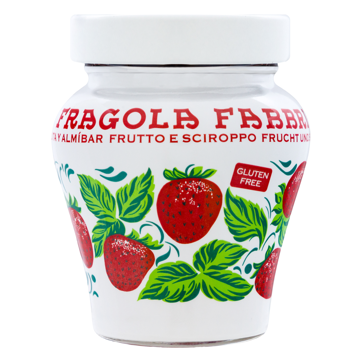 Morango em Calda Inteiro Fragola Fabbri Vidro 110g Pão de Açúcar