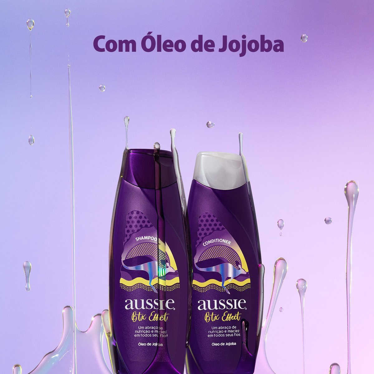 Shampoo Aussie Btx Effect De Jojoba 360 Ml