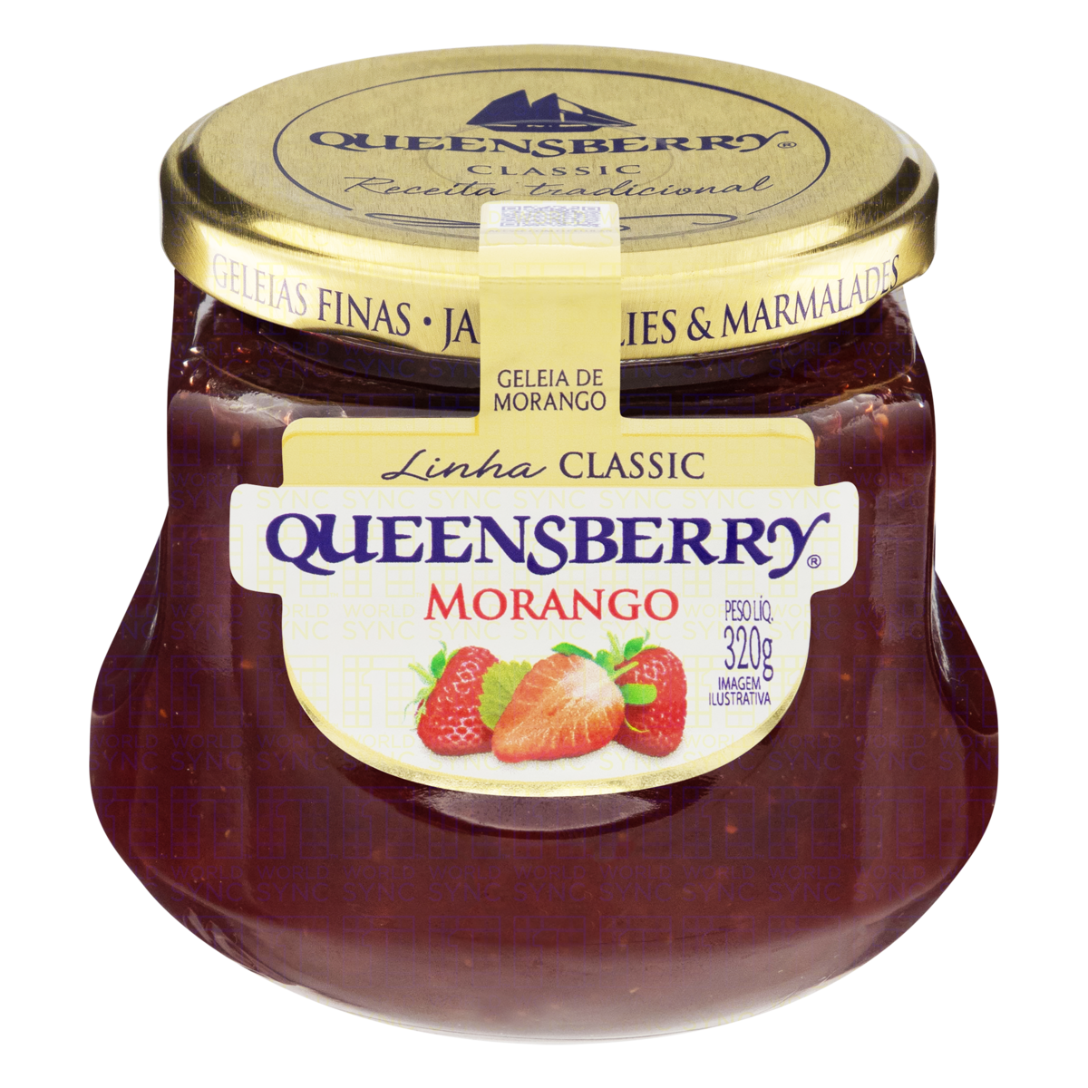 Geleia Morango Queensberry Classic Vidro 320g