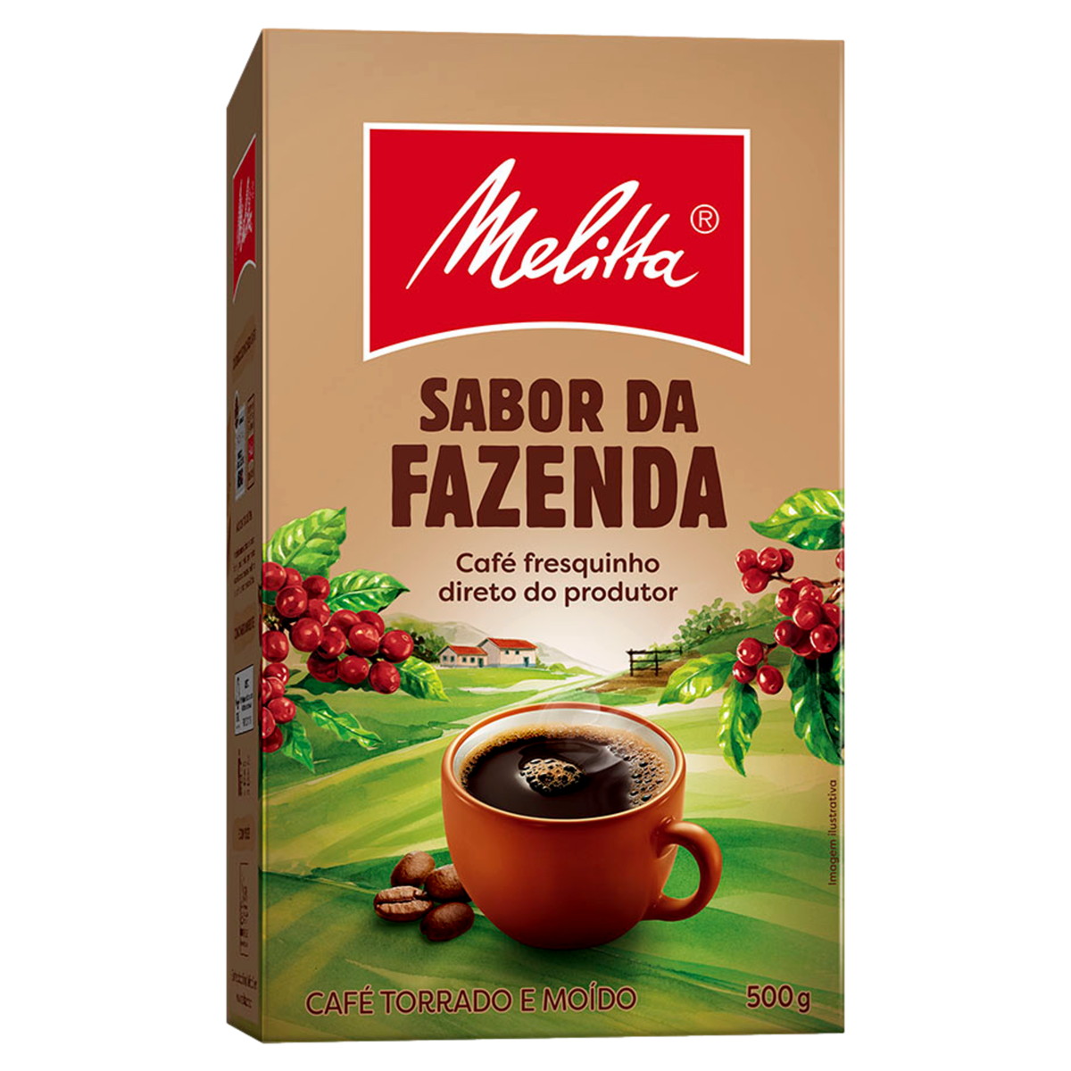 Café Torrado e Moído Melitta Sabor da Fazenda Caixa 500g