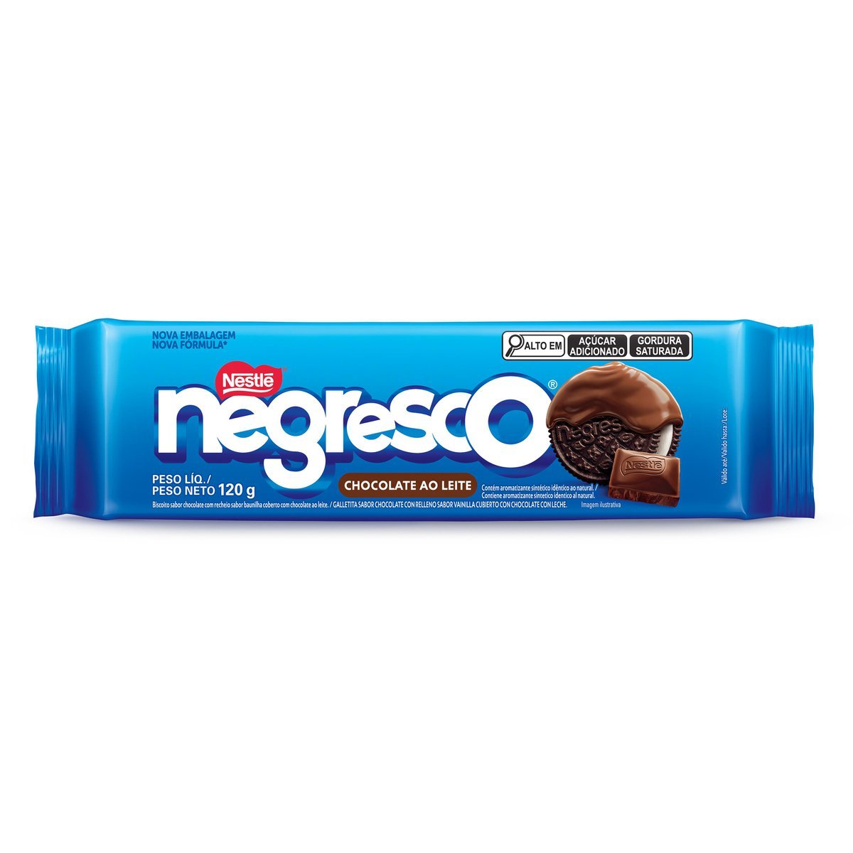 Biscoito Negresco sabor Limão Siciliano com 90g- Nestlé