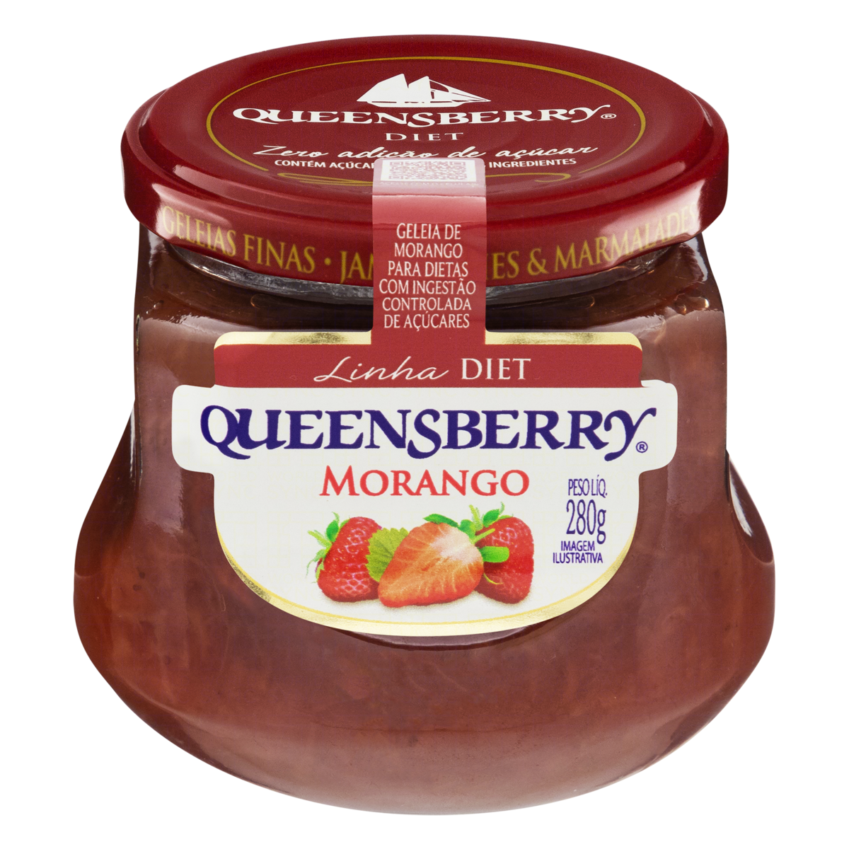 Geleia de Morango Diet - queensberry