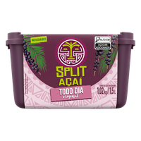 Sorbet Açaí com Guaraná Original Split Açaí Todo Dia Pote 1,5l