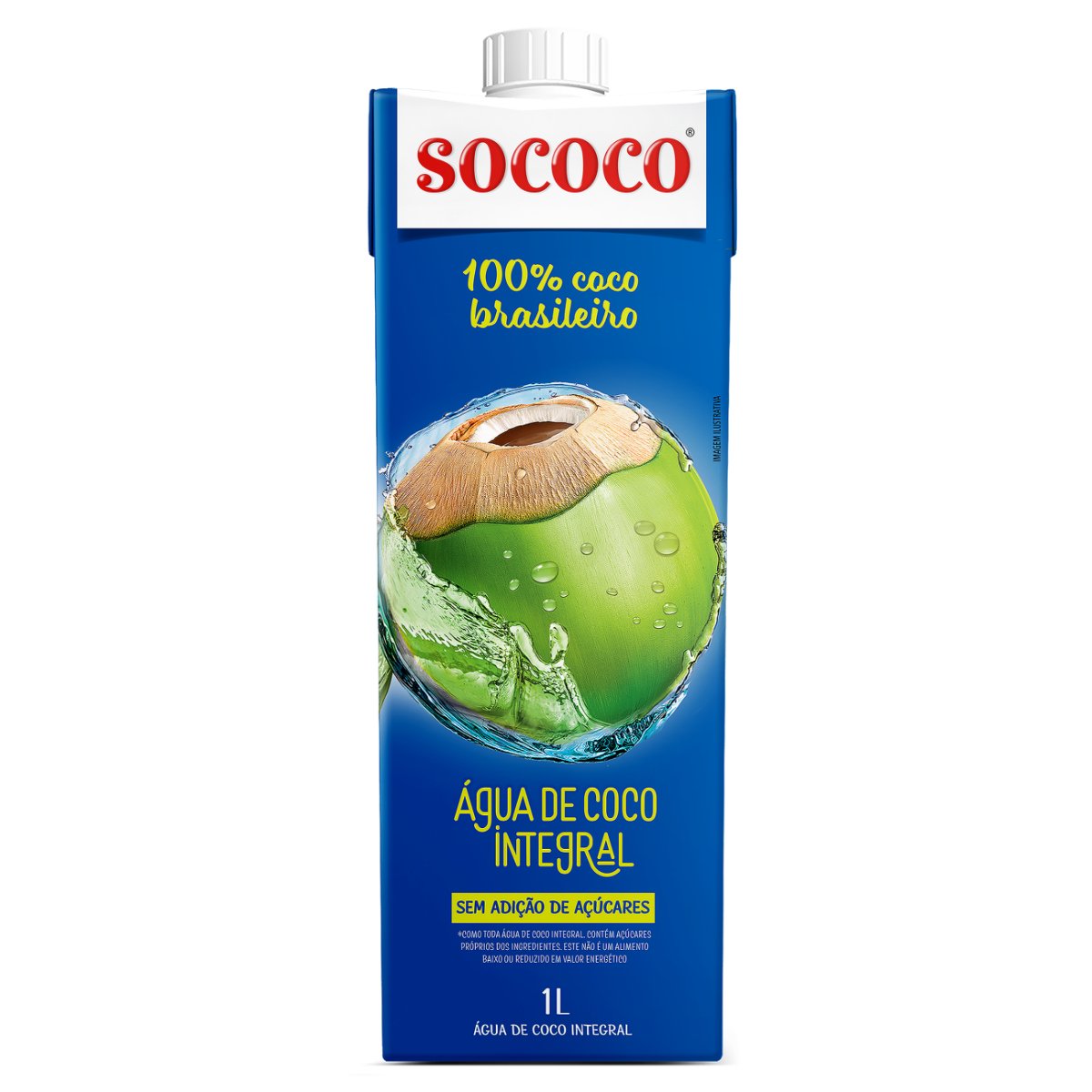 Água de Coco Integral Sococo Caixa 1l