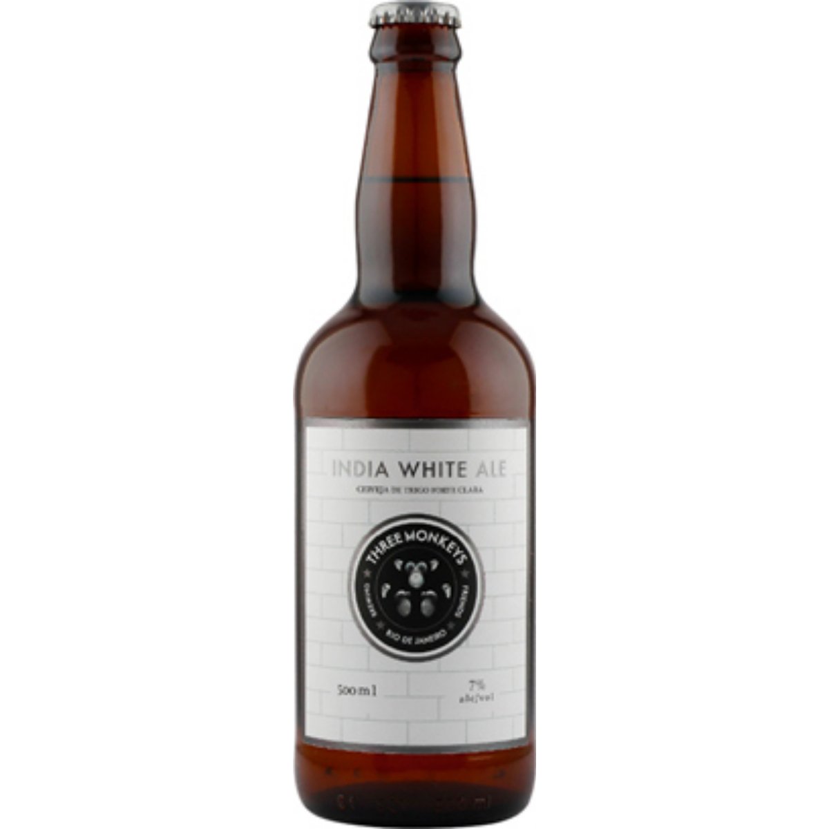 Cerveja Indiana Clara White Ale Three Monkeys 500ml Pao De Acucar Cerveja Indiana Clara White Ale Three Monkeys 500ml Pao De Acucar