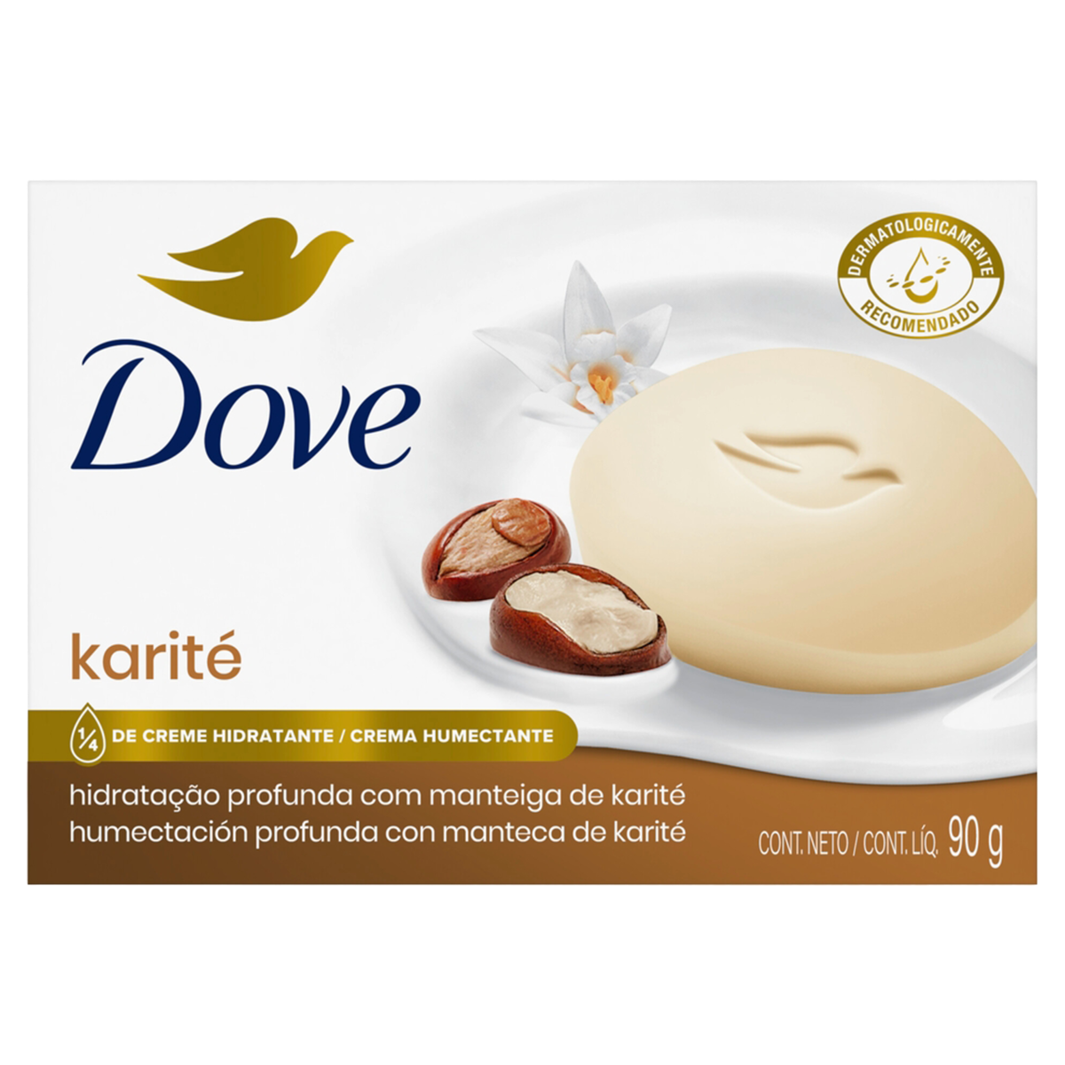 Sabonete Barra Karité Dove Caixa 90g