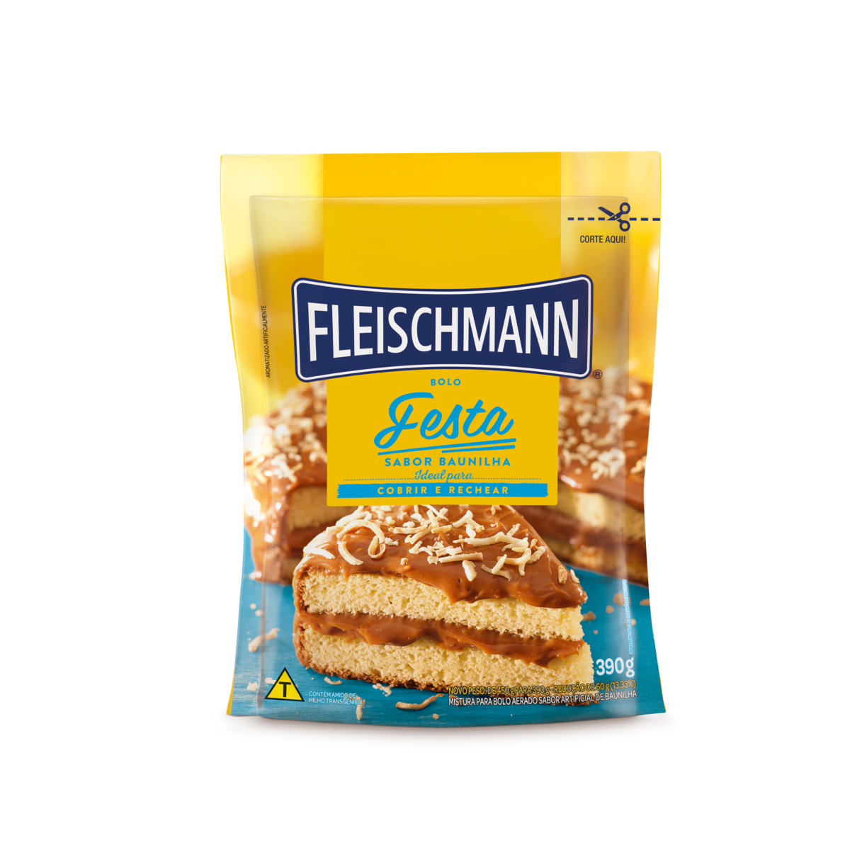 Mistura para Bolo de Cenoura Fleischmann 390g