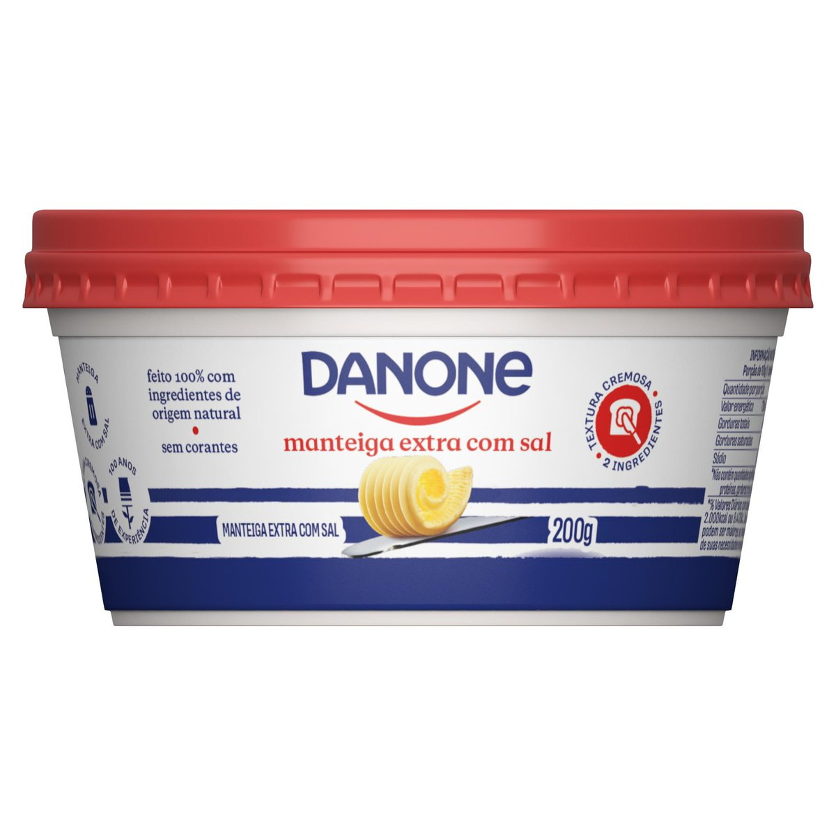 Manteiga Extra com Sal Danone Pote 200g