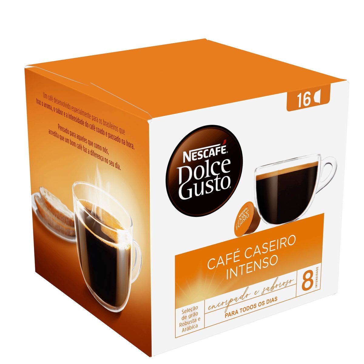 Nescafé Dolce Gusto Café Caseiro Intenso 16 cápsulas 144g | Pão de Açúcar