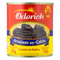 Ameixa em Calda Oderich Lata 150g