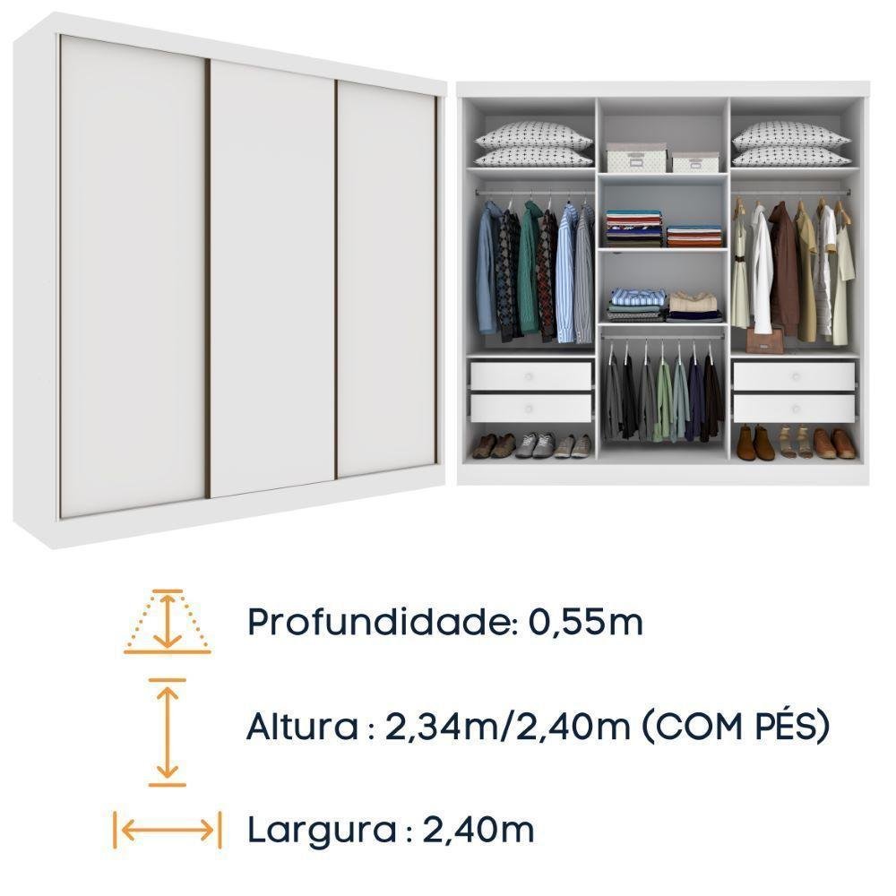 Guarda Roupa 240 Cm De Largura Discounts Dealers | Www.oceanproperty.co.th