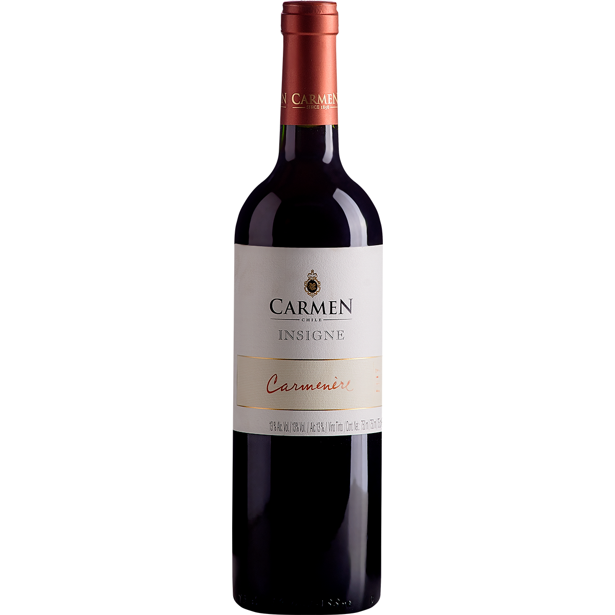 Vinho Chileno Tinto CARMEN INSIGNE Carmenère Garrafa 750ML