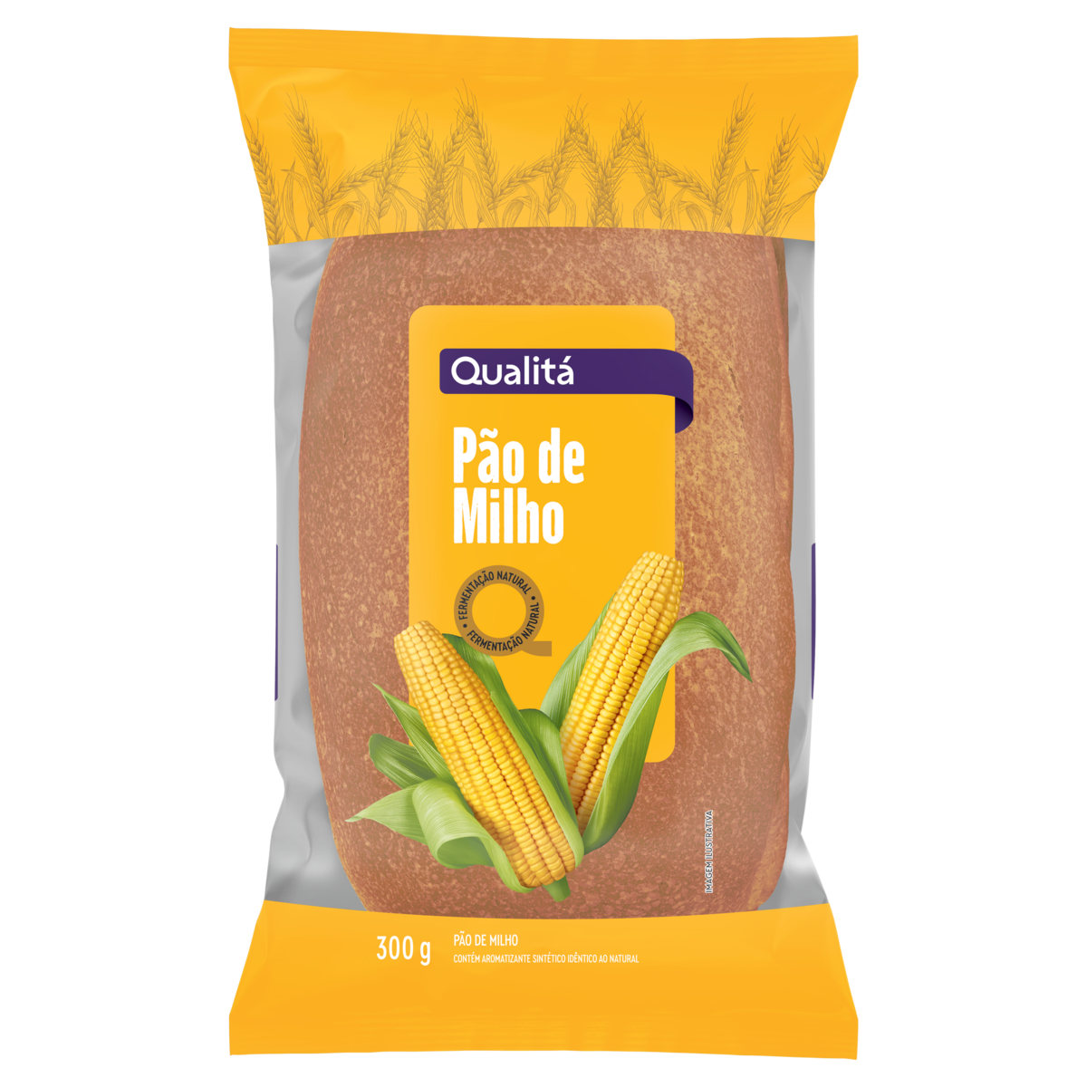 Pão Milho Qualitá Pacote 300g