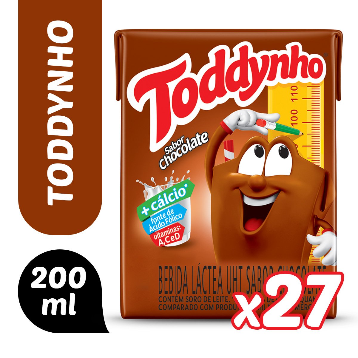 Toddynho Chocolate 200ml (Caixa 27 Unidades)