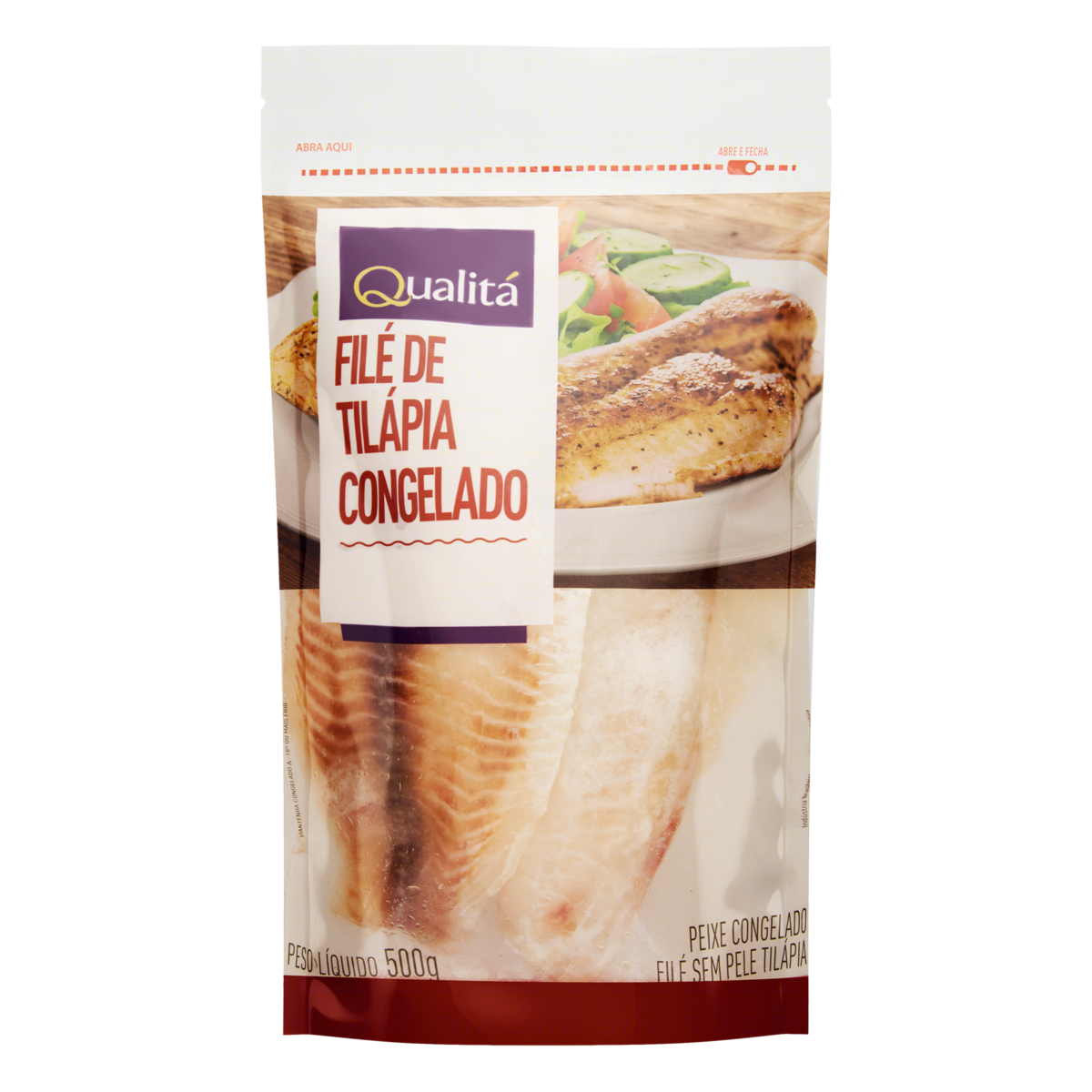 Filé de Tilapia Congelado QUALITÁ  500G