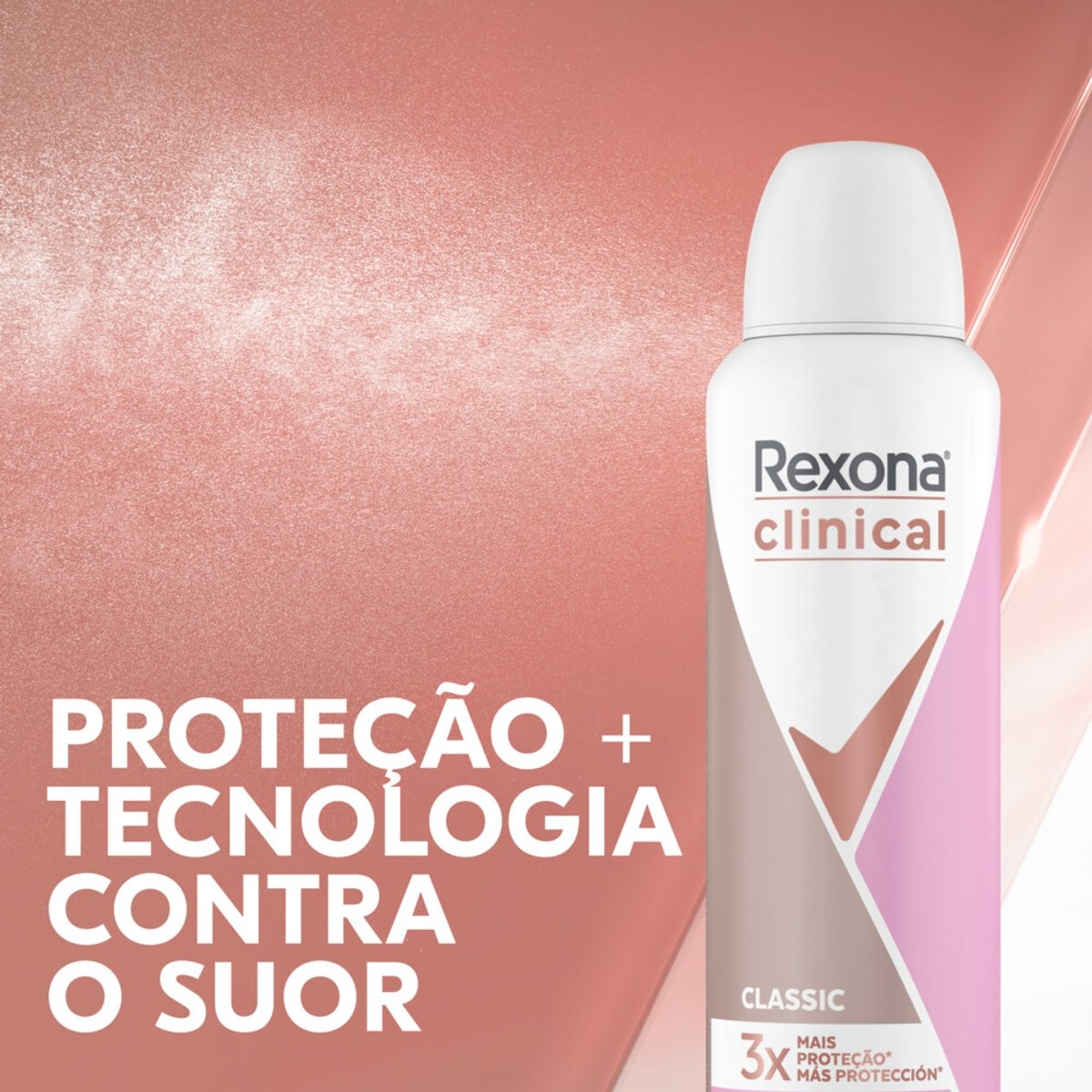 Comprar Desodorante Rexona Clinical Aerosol Classic Woman 150ml com o  melhor preço