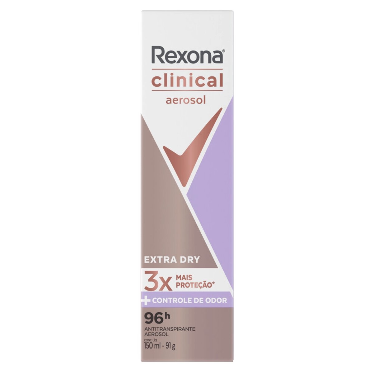 REXONA CLINICAL  3X MAIS PROTEÇÃO COM 3X MAIS CONTROLE DE ODOR