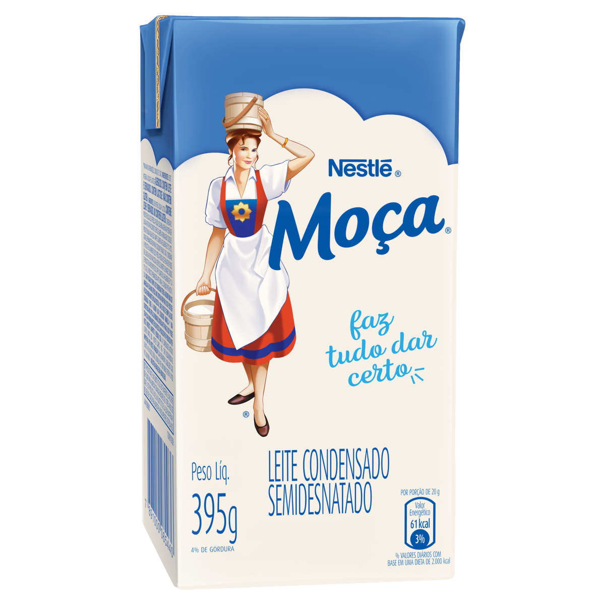 Leite Condensado Semidesnatado MOÇA Caixinha 395g