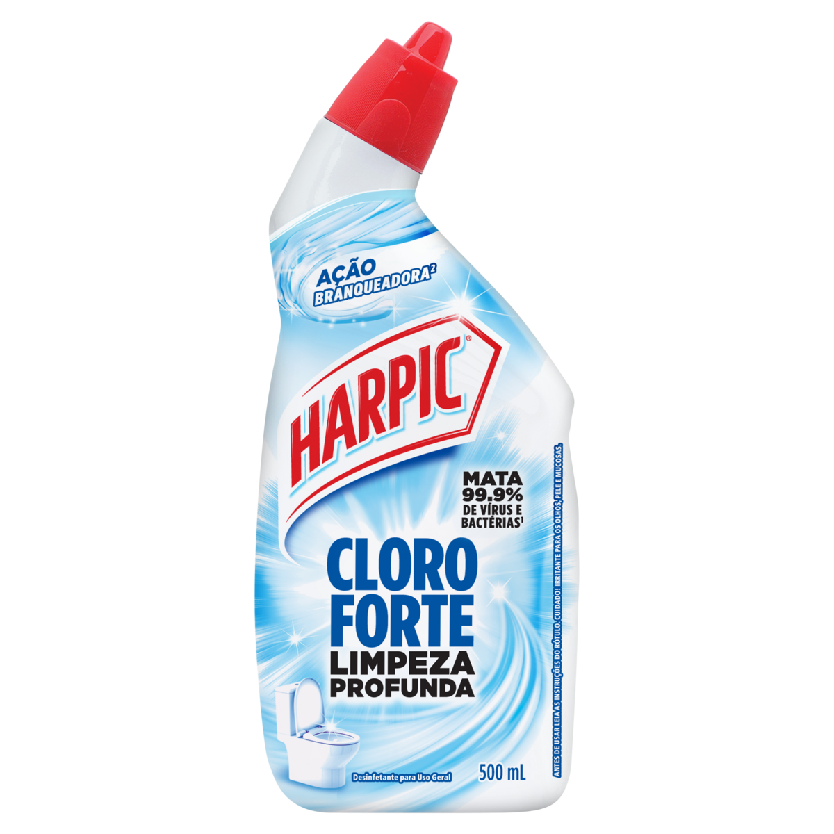 Desinfetante Uso Geral Harpic Cloro Forte Squeeze 500ml
