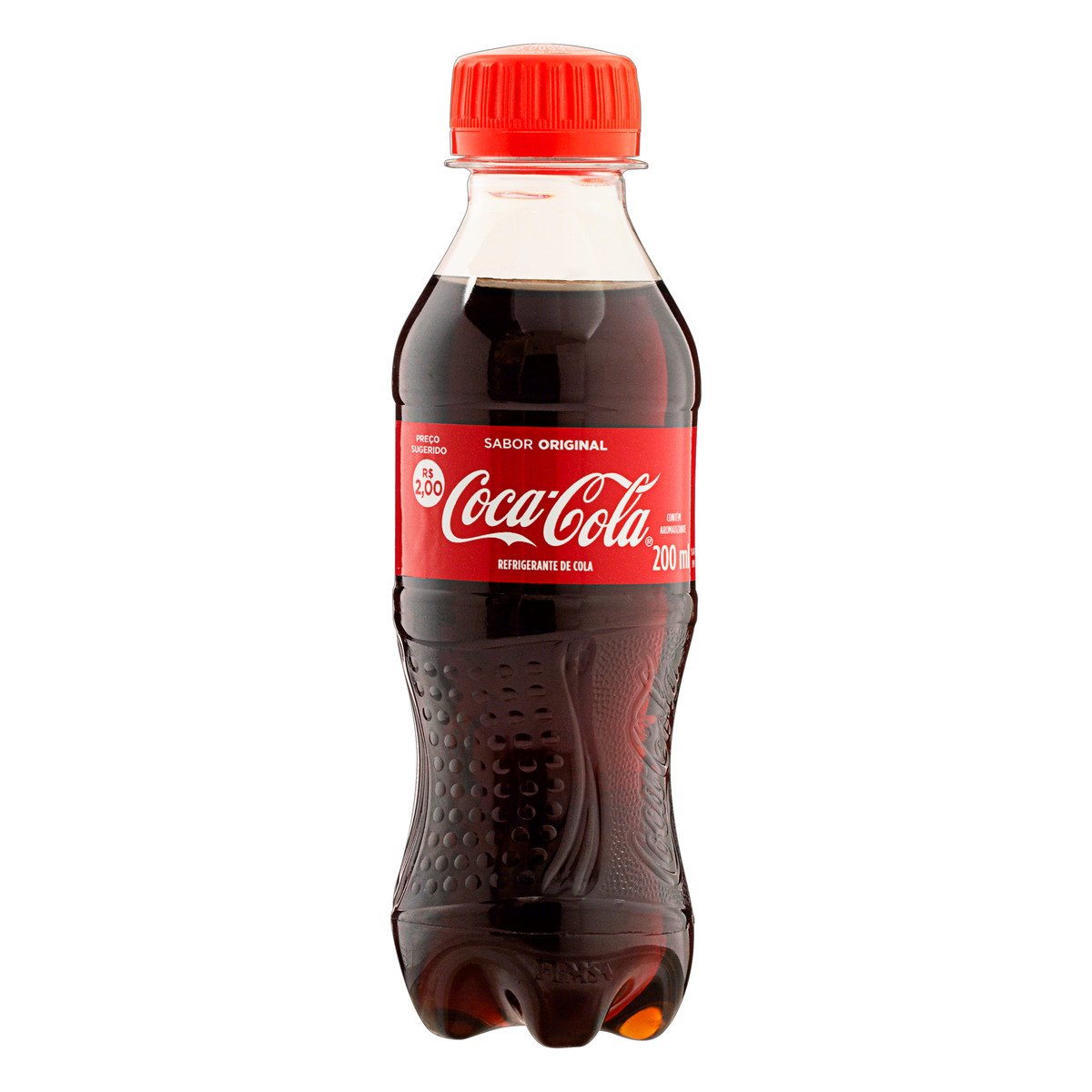 refrigerante coca cola garrafa 200ml pão de açúcar