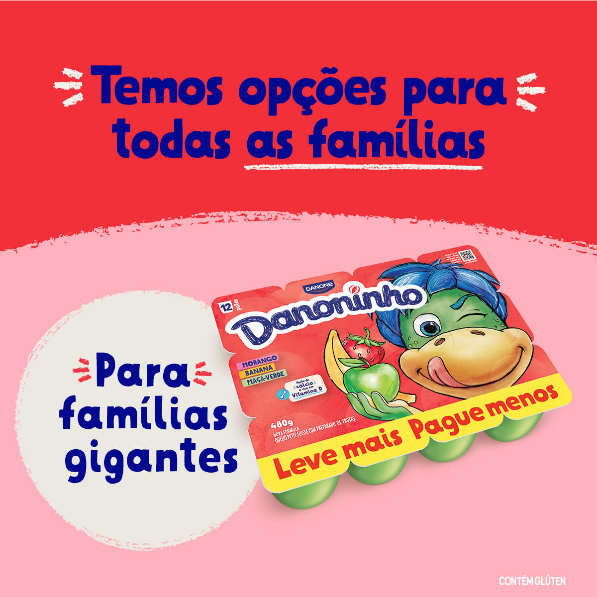 Petit Suisse Danoninho Ice Tutti Frut 70g