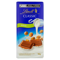 Chocolate Lindt Classic Barra Ao Leite Com Avelã 90g