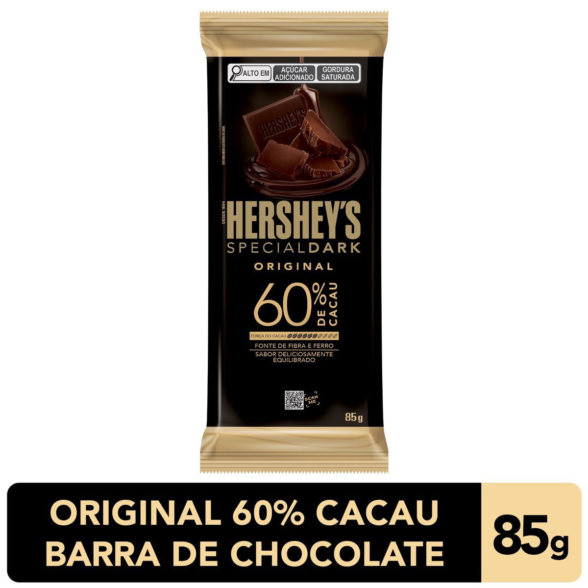 Chocolate Special Dark Tradicional 60% Hershey's - 85g