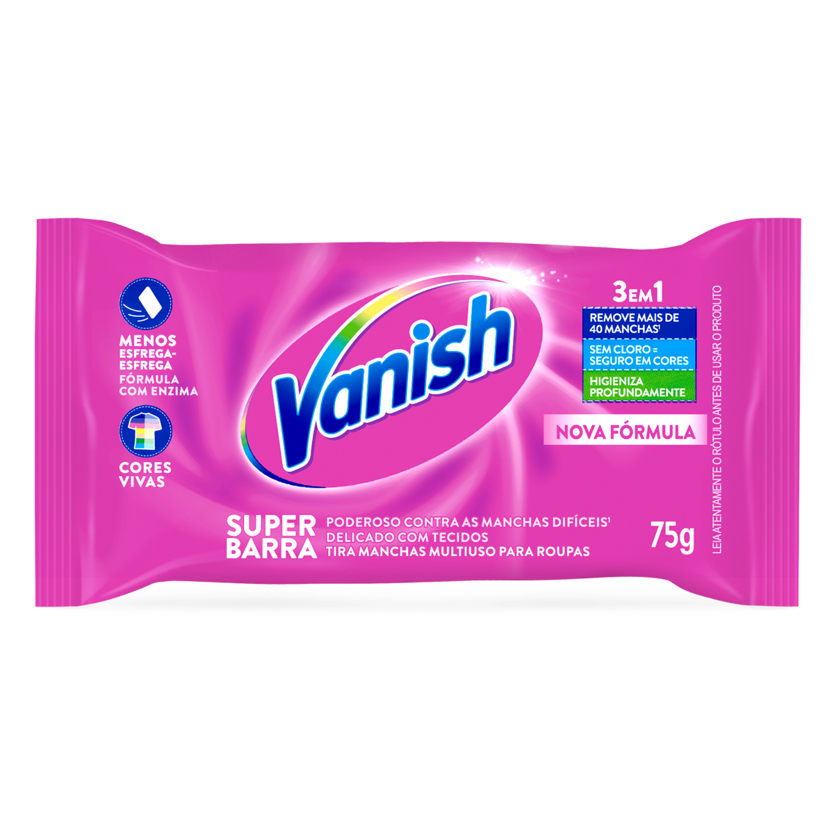 Tira-Manchas Barra Multiuso Vanish Flow Pack 75g