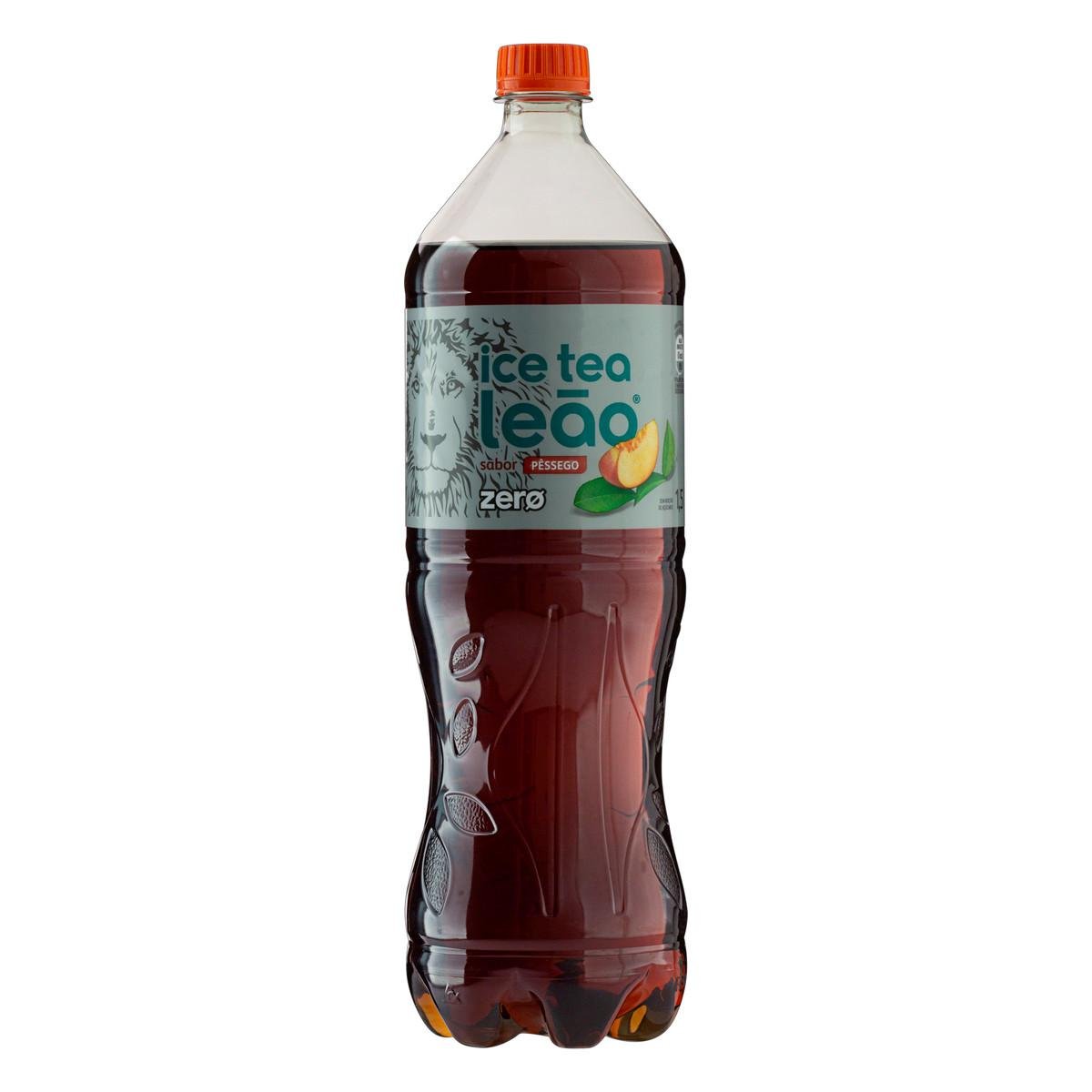 Kit com 6 Ice Tea Leão Pêssego Zero PET 1,5L Cada Pão de Açúcar