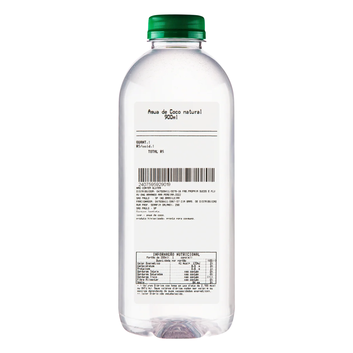 Água de Coco Natural 900ml