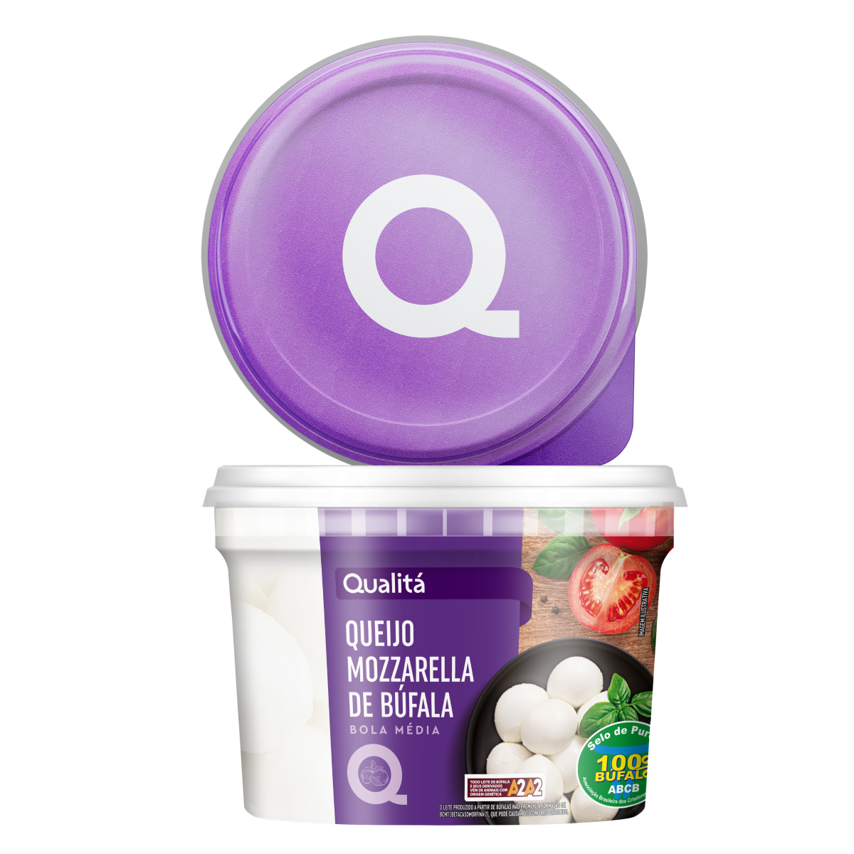 Mussarela de Búfala Bola Média QUALITÁ 250g