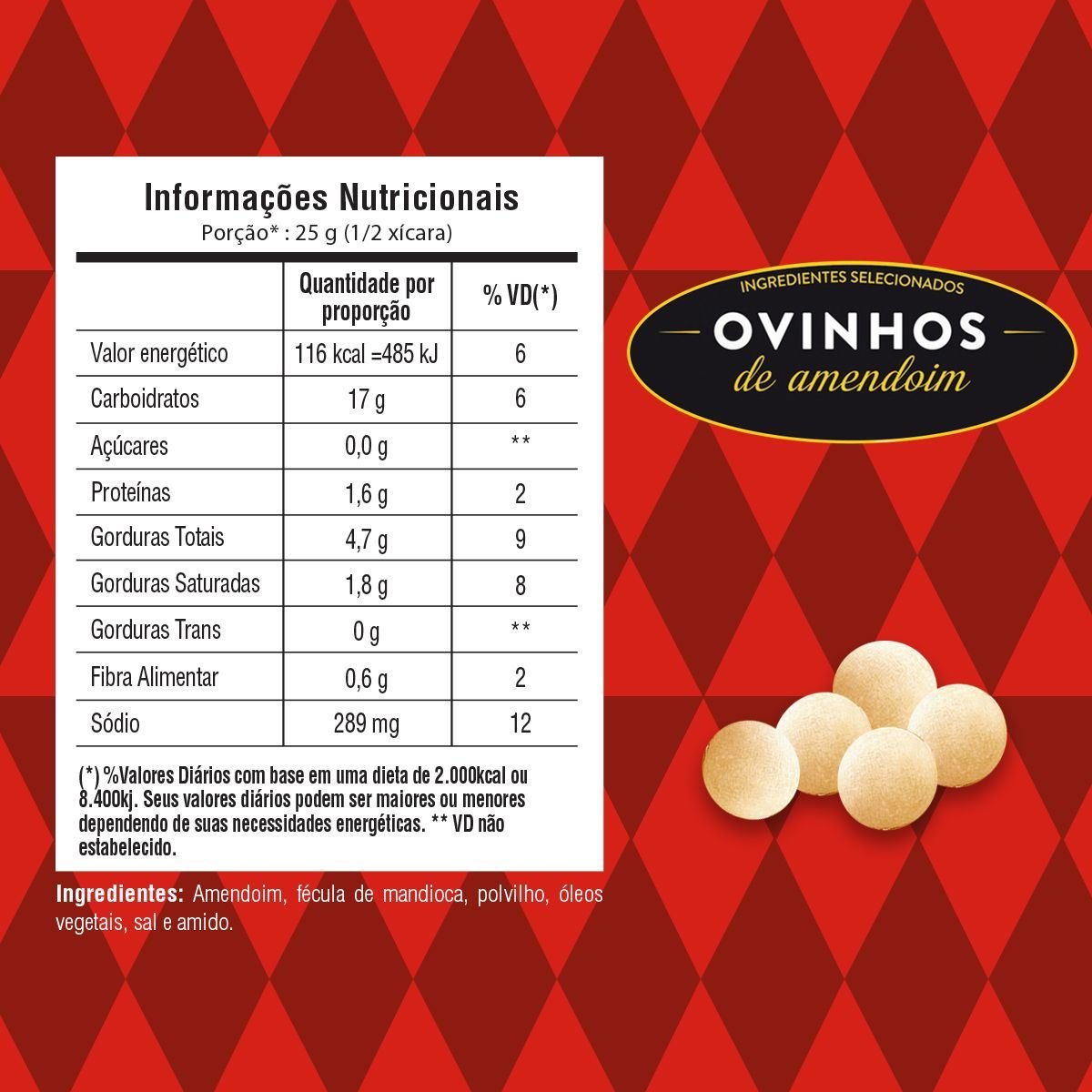 Ovinhos De Amendoim Elma Chips Pacote 65G P o De A car ovinhos-de-amendoim-elma-chips-pacote-65g-p-o-de-a-car