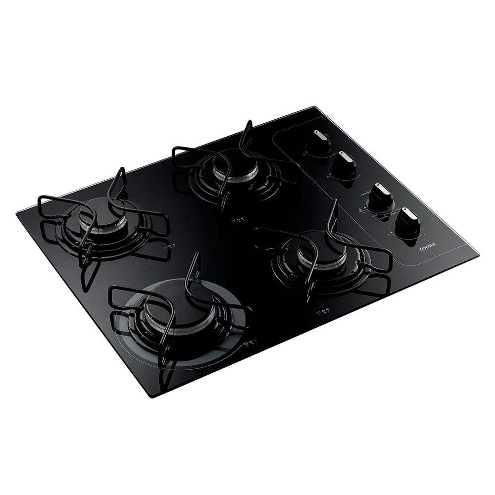Fogão Cooktop Consul CD060AEUNA, 4 Bocas, Elétrico, Preto Bivolt