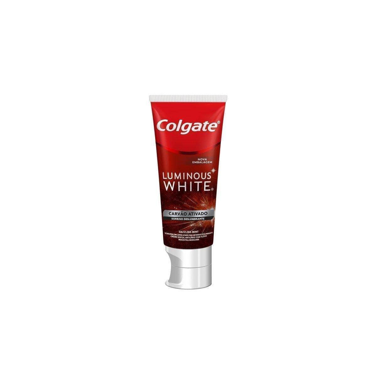 creme dental colgate luminous white