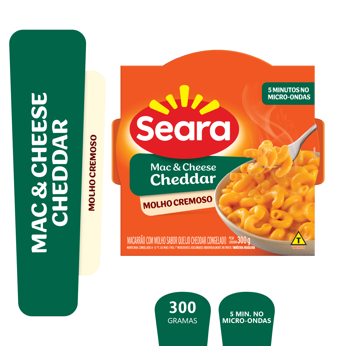 Mac e Cheese Cheddar Seara Caixa 300g